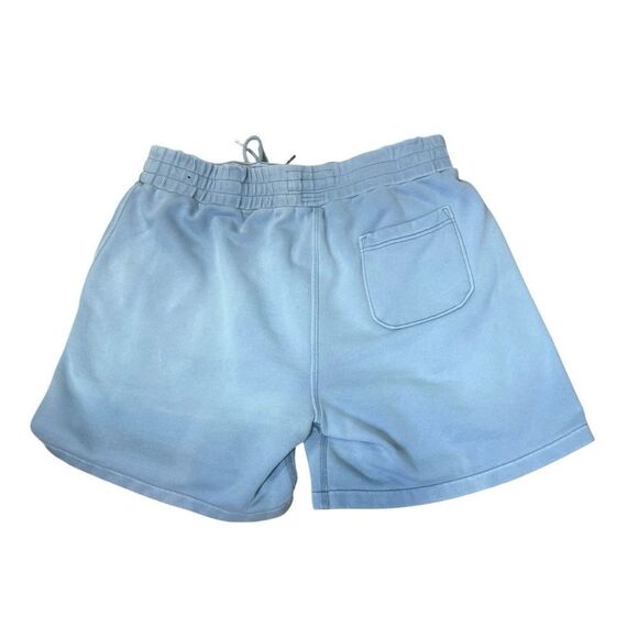 Abercrombie & Fitch Light Blue Casual Fleece Relaxed Fit Lounge Shorts - Picture 7 of 9
